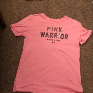 A under amour breast cancer shirt!